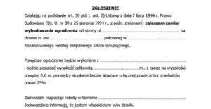Zgłoszenie ogrodzenia działki – co musisz wiedzieć o przepisach i wymaganiach?